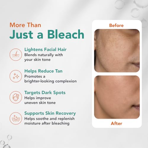 Nutriglow Vitamin C Bleach for Tan Removal & Hair Lightening 6-in-1 20g