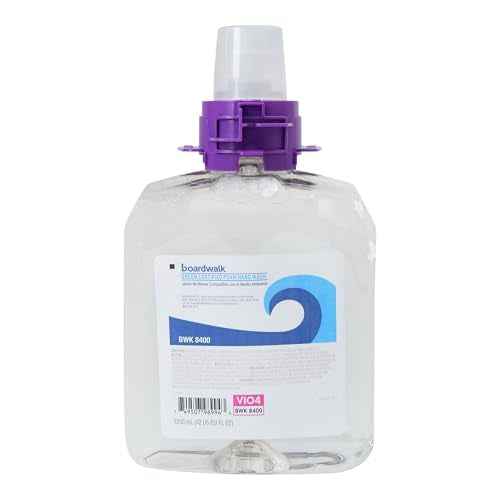 Boardwalk 6165-04-GCE00VL Green Certified Fragrance Free 1250 mL Foam Soap Refills (4/Carton)