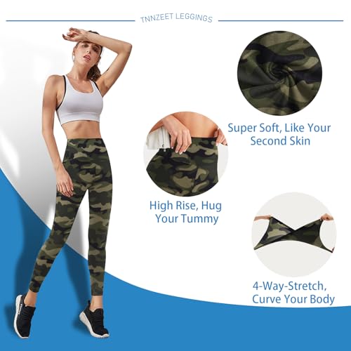 High Waisted Leggings for Women with Pockets & Tummy Control