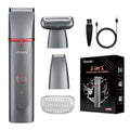 3-in-1 Electric Razor for Women - Waterproof Bikini Trimmer Kit