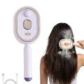 3-in-1 Hair Steamer Brush with Red Light & Detangling