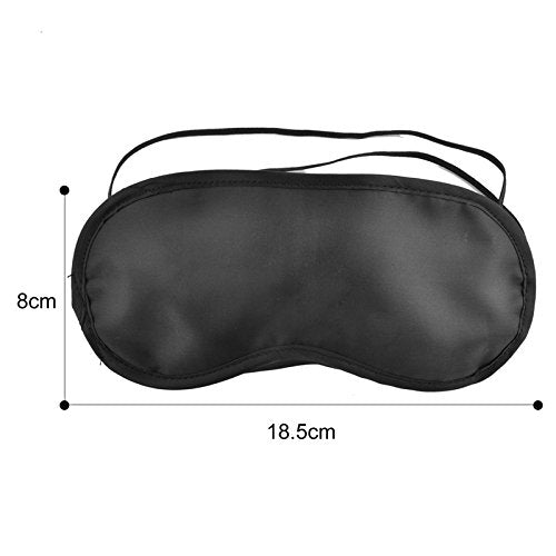 Coobbar 10PCS Travel Rest Eye Sleeping Mask Satin Blindfold Soft Eye Shade Nap Cover Soft Eye Mask Shade Cover (Purple)