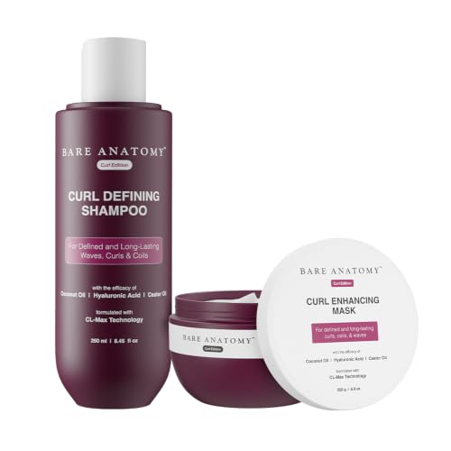 Bare Anatomy Curl Defining Shampoo & Mask Kit 250ml