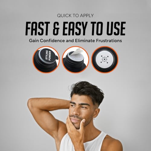 Kami Hair Texture Powder for Men - Strong Hold, Matte Finish