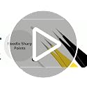 Precision Pointed Tweezers for Ingrown Hair & Eyebrows
