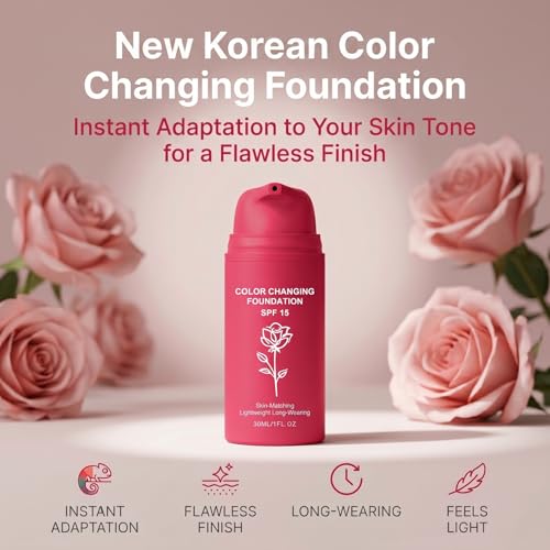 Color Changing Foundation for Mature Skin - SPF15, Hydrating, 1.01 fl oz