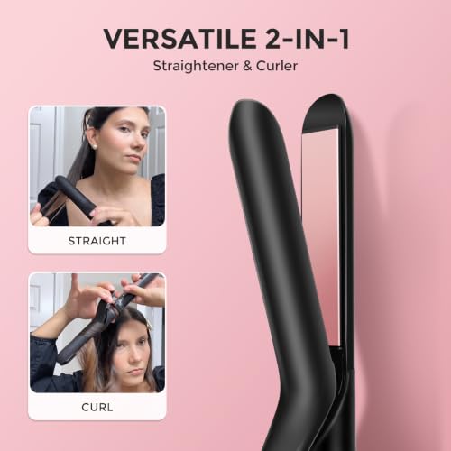 Ufree 5-in-1 Curling Iron Set with 5 Ceramic Barrels & Straightener