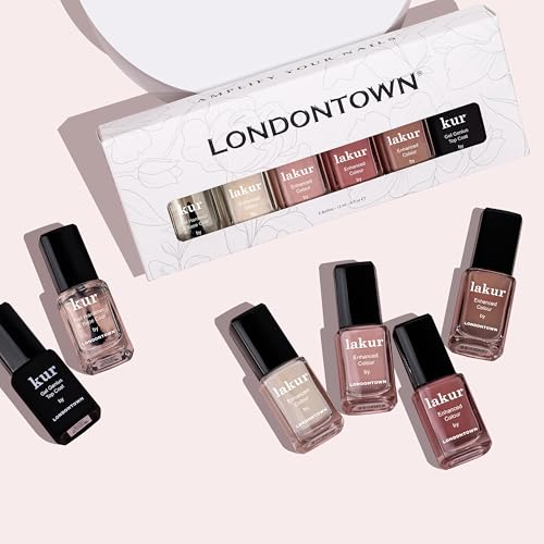LONDONTOWN The Sophisticate Collection 6-Piece Gel-Finish Nail Polish Kit