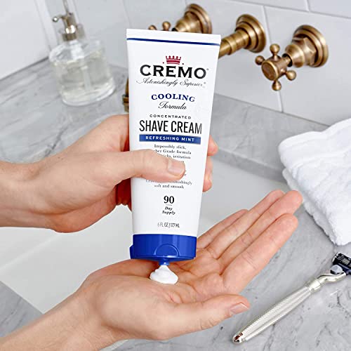 Cremo Shaving Cream Bundle for Men - Original & Cooling, 6 oz Each