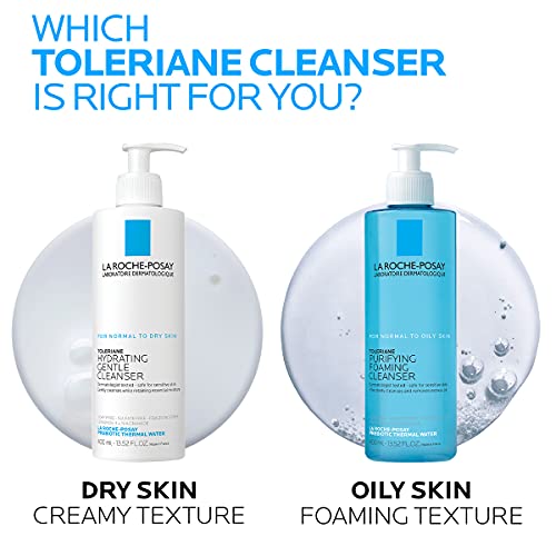 La Roche-Posay Toleriane Purifying Foaming Facial Cleanser, Face Wash for Oily and Normal Skin with Niacinamide, Won’t Dry Out Skin, Soap And Fragrance Free