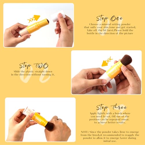 Mineral Powder Sunscreen SPF 35 - Matte Setting Powder for Face