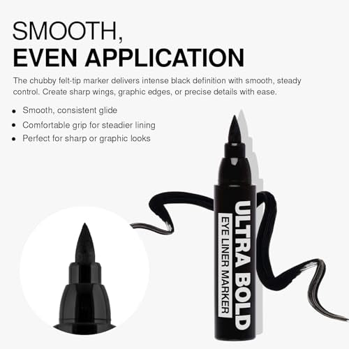 Palladio Ultra Bold Waterproof Eyeliner Marker Carbon Black
