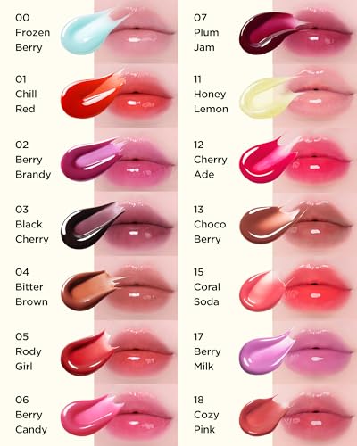 TOCOBO Juicy Berry Plumping Lip Oil 18 Cozy Pink | Vegan Tinted Gloss