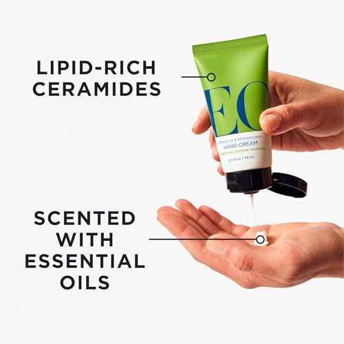 EO Hand Cream, 2.5 Ounce (Pack of 2), Jasmine Verbena, Moisturizer for Dry Skin