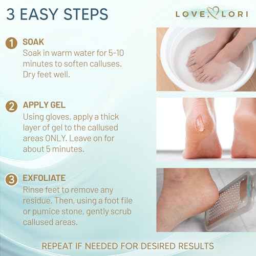 Foot Callus Remover Kit - Foot File & Callus Gel Feet Scrubber Dead Skin Scraper Bundle, 6oz