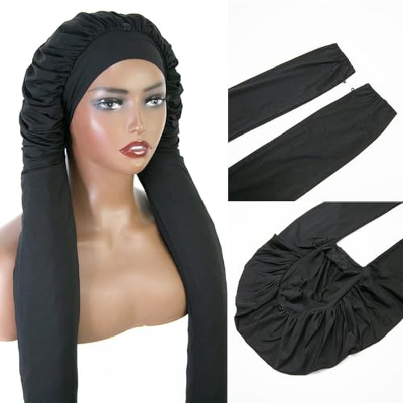 42-Inch Pantyhose Bonnet for Long Hair Protection - Maroochin