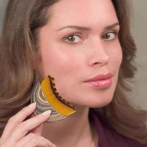 Lymphatic Contour Face Brush, Dry Face Brush for Lymphatic Drainage Massager -Anti-Puffiness, Lift, Chin & Jawline Sculpting (1PCS Soft Gua Sha Brush)