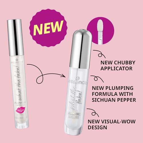 Essence What The Fake! Sheer Genius Plumping Lip Gloss 100 - Transparent