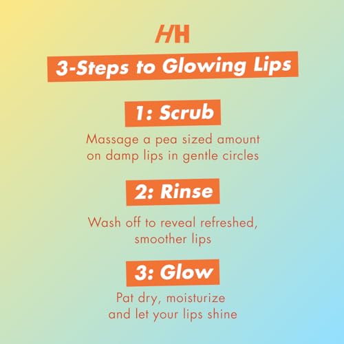 Turmeric Lip Scrub with Vitamin C – Natural Exfoliant for Dry Lips
