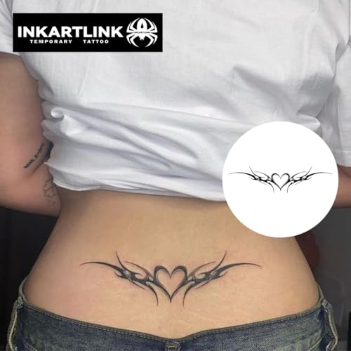 Semi-Permanent Waterproof Belly Tattoo Stickers – 7-14 Days