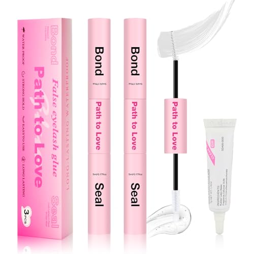 Professional Lash Cluster Glue – 150H Strong Hold Waterproof (3-Pack)