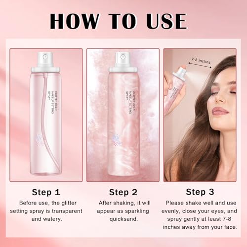 IONSGAKO Glow Setting Spray | Shimmer Hydrating Makeup Finish