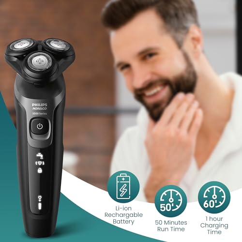 Philips Electric Shavers for Men, Rechargeable AquaTouch Mens Shaver