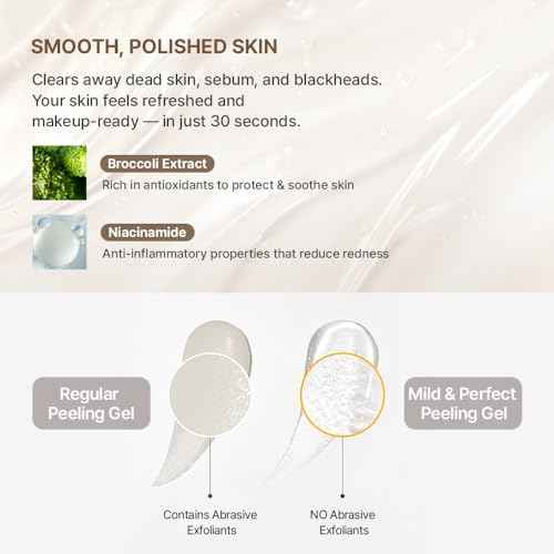 Primera (PRMR) Mild Peeling Gel | Korean Gentle Exfoliating Facial Wash for Sensitive Skin, Daily Pore Care & Smooth Radiant Skin (100ml, 3.38 fl. oz)