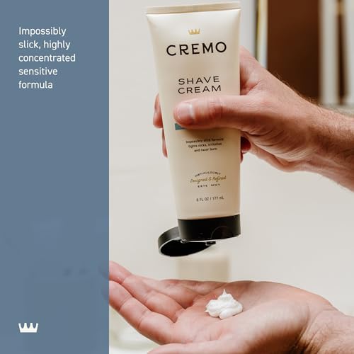 Cremo Sensitive Shave Cream for Men, 6 oz