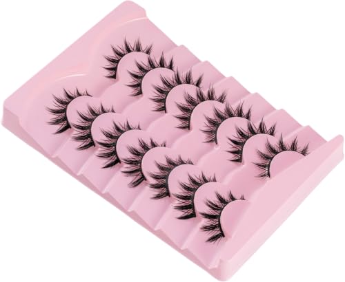 Manga 3D Vegan False Eyelashes - Wispy Mink Lashes (7 Pairs)
