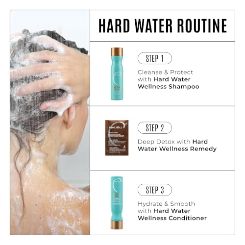 Malibu C Hard Water Wellness Remedy - Shampoo, Conditioner & Mask Set (6 Ct)