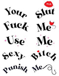 5 Waterproof Temporary Tattoo Stickers for Adults