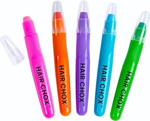 Fashion Angels Hair Chalk Kit - 5 Vibrant Colors for Kids