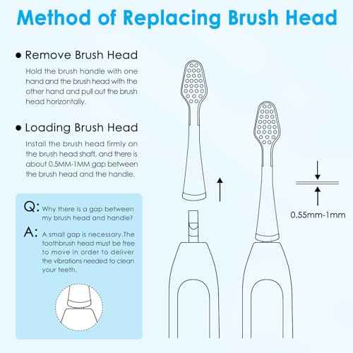3-Count Toothbrush Replacement Heads Compatible with Watepik Complete Care 5.0/9.0 (CC-01/WP-861) with Tongue Scraper, STRB-3WW