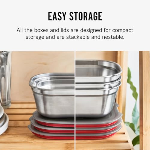 BLACK + BLUM Lunch Box - Meal Prep Containers Reusable for Picnic &