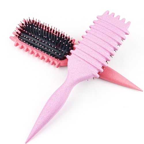 Curly Hair Brush with Soft Bristles | Reduce Pulling
