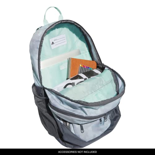 adidas Excel 6 Backpack, Stone Wash Semi Flash Aqua-Stone/Onix Grey, One Size