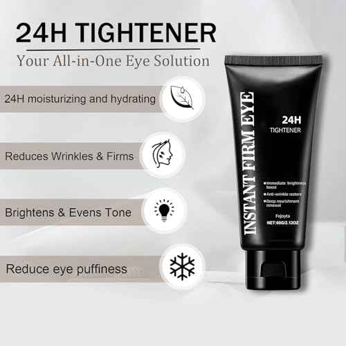 Temporary Instant Eye Tightener Cream, Instant Firm Eye,Firm and Smooth The Look of Fine Lines,Provides Rapid Hydration and Locks in Moisture(2.12 OZ)