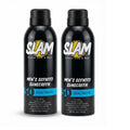 SLAM BeachMan Men's Scented Sunscreen Spray ? Broad Spectrum SPF 50, Water & Sweat Resistant, Mens Sunblock, UVA/UVB Protection ? Cedarwood Scented Sunblock for Body (SPF 50)