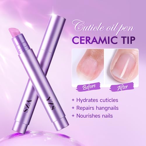 NineRoms Original 4-in-1 Cuticle Oil Pen with Ceramic Tip - Nail Care & Treatment