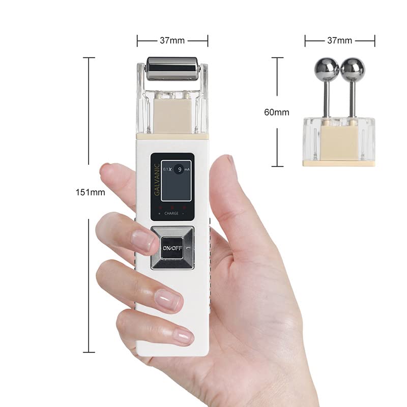 Galvanic Facial Roller Anti-Aging Microcurrent Spa Massager