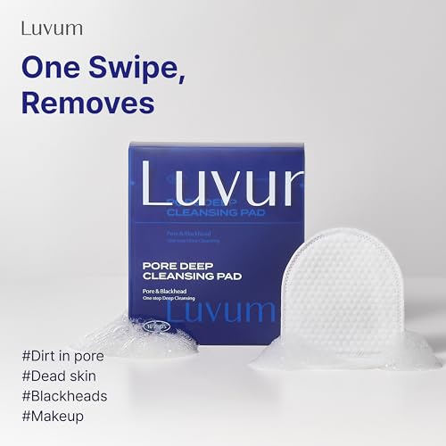 Luvum Pore Deep Cleansing Pads, 10-Pack Travel Kit
