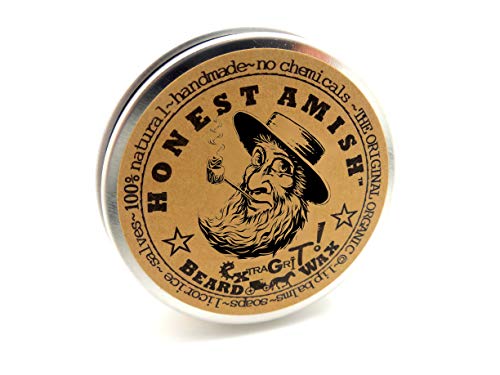 Honest Amish Extra Grit Beard Wax - 2oz Natural
