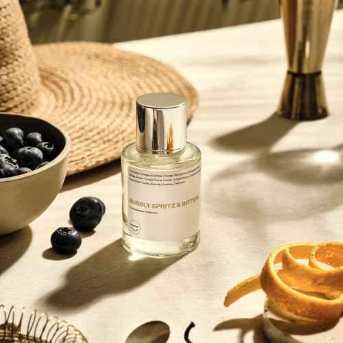 Dossier Bubbly Spritz & Bitters Eau de Parfum for All - 50ml / 1.7oz - Sparkling Citrus Aromatic Fragrance with Grapefruit, Neroli & Vetiver - Vegan, Clean, Genderless Perfume