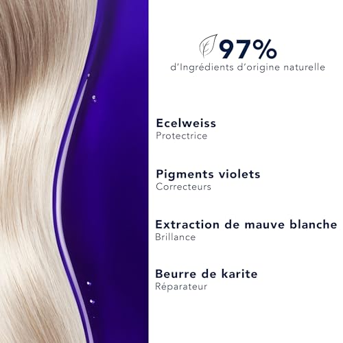 PHYTO Purple Repairing Hair Mask for Gray & Blonde Hair - 6.76 fl oz