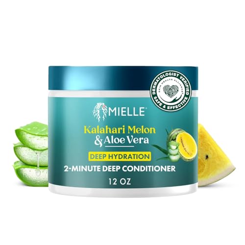 Mielle Organics 2-Minute Deep Conditioner, Kalahari Melon & Aloe Vera, 12 oz