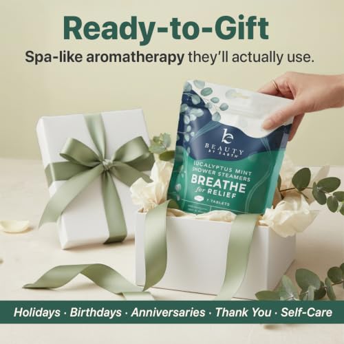 Eucalyptus Shower Steamers - Natural Aromatherapy Bath Bombs