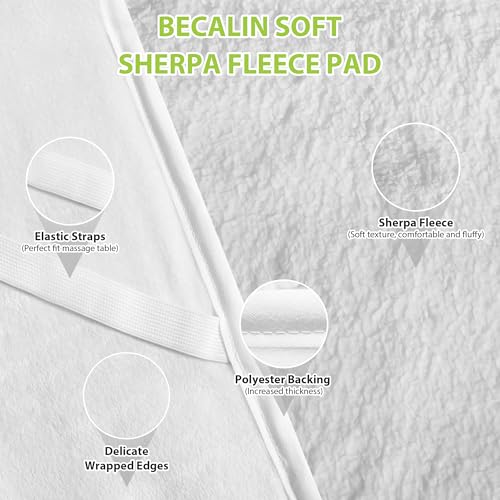 Massage Table Warmer Heating Pad Professional SPA Massage Bed Warmer with Timer, 9 Heat Setting, Overheat Protection for Massage Bed & Spa, Thickened & Soft Fleece, 30" x 71"