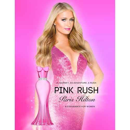 Paris Hilton Pink Rush Eau de Parfum Perfume for Women, 3.4 Fl Oz