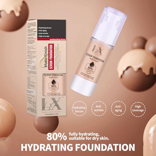 Hyaluronic Acid Moisturizing Foundation, 24hr Waterproof, Light Shade 101